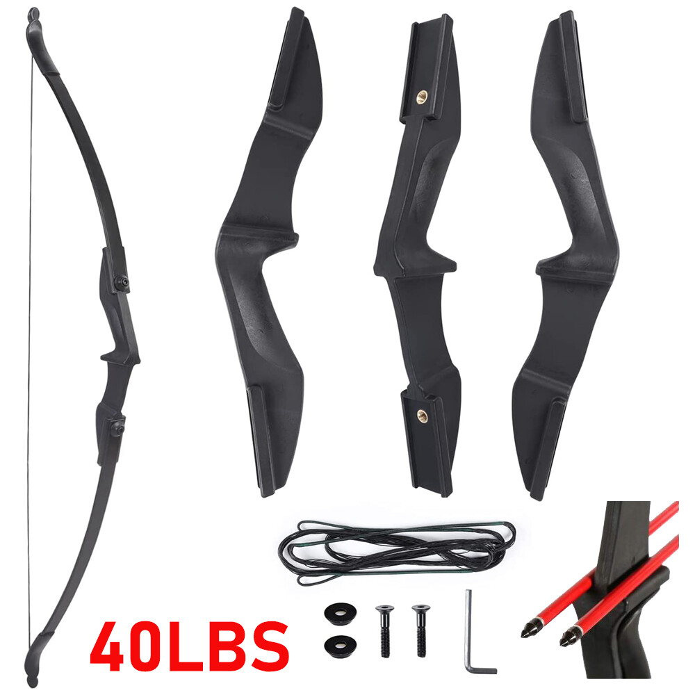 40lbs Archery 57inch Takedown Youth Recurve Bow Hunting Right Left Hand Long Bow