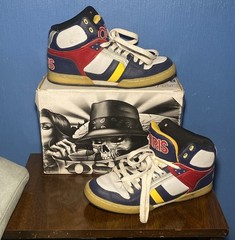 VINTAGE Osiris Skate Shoes NYC 83, Rare Primary Colors w/ Box Y2K US Mens Sz 10