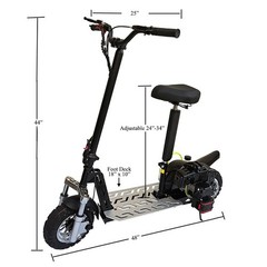 New Fast 2025 Blaze 49cc 2-Stroke On / Off Road Gas Motor Scooter, 37mph