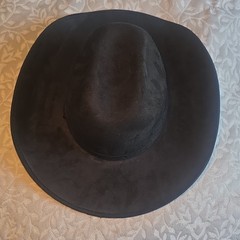 Kingstone Black Western Hat Large Size L Cowboy Ranch Style Fashion Accessory