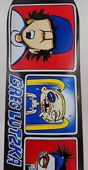 2004 Greg Lutzka «Almost A Date» Almost Skateboard Deck Vintage 7.5×31 inches