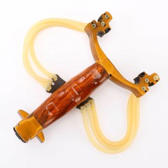 Professional High Velocity Catapult Wrist Rocket Hunting Slingshot +Rubber Band
