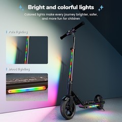 Electric Scooter for Kids Ages 8-12 150W E-Scooter Adjustable Heights Dual Brake