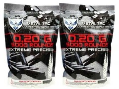 MetalTac Airsoft BBS .20g 10,000 Rounds 6mm for Airsoft Guns AEG Perfect Grad…