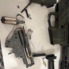 G-Spec Pump Action Airsoft Rifle w/ Scope and shot gun