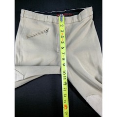 Vintage TuffRider Women’s Front Zip Knee Patch Jodhpurs Breeches Tan Size 30