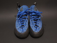 Evolv Climbing Shoes Mens 12.5 Blue Suede VTR3D Trax Lace Up USA