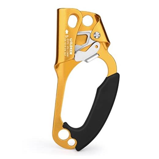Climbing Hand Ascender Outdoor Mountaineering Tree Arborist Gold – Right