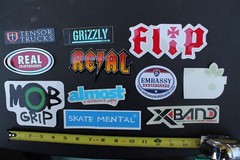 Flip Real Almost Grizzly Alien Workshop Mob Skateboarding STICKERS – Lot of 11