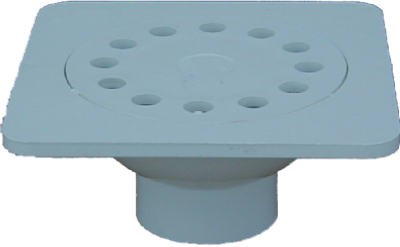 Schedule 40 DWV PVC Pipe Fitting, Vinyl Bell Trap, 6 x 6 In. – 43637