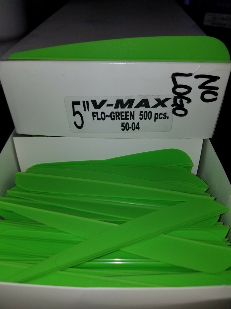 V-Max 5″ Vanes 150 Pack Arrow Fletchings 9 Color Choices yellow, orange, purple,
