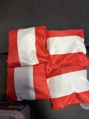 ESPN Cornhole Bags 4 Dual-Sided Stick & Slide Bean Bags 6 In x 6 In 16 Ounce NIB
