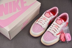 Air J*rdan 1 Retro Low “Travis Scott Sail Tropical Pink” IQ7604-101 Men’s Size