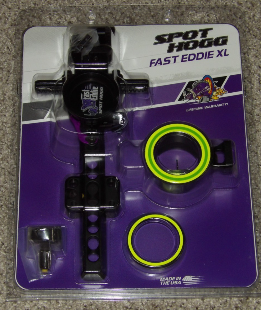 NEW SpotHogg Fast Eddie XL Double Pin Bow Sight- RIGHT Hand .010 Spot Hogg 2 Pin