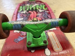 brand x riot stick skateboard complete vtg 80s 1986 gullwing santa cruz schmitt