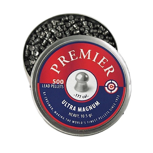 Crosman LUM77 Premier Ultra Magnum .177 Caliber Heavy 10.5g Pellets (500 Count)