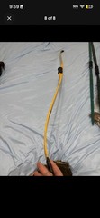 Vintage Golden Bear Traditional Archery Longbow Yellow 60in 30lbs Draw Weight