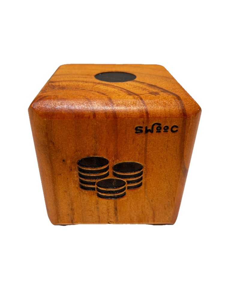 SWOOC Right Center Left Replacement Dice Game Giant Wooden Water Resistant 3.5″