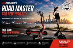 Electric Scooter for Adults, 2000W Motor, 48V 20.8Ah Battery, 40 Miles Range