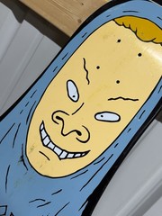 Globe x Beavis and Butt-Head Beavis Cornholio Shaped Skateboard Deck 10.25″ x 30