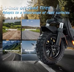Electric Scooter for Adults, 2000W Motor, 48V 20.8Ah Battery, 40 Miles Range