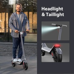 500W 10INCH Electric Scooter 25KM/H 10.4AH LONG RANGE 50KM E-Scooter US stock
