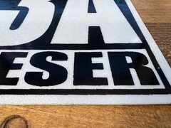 Geser 3A Reflective Sticker Crew Tag Slap Graffiti Freights Throw Up MSK CBS OTR
