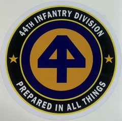 US Army 44th Infantry Division «Prepared in all Things» Sticker Waterproof D489