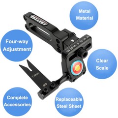 Compound Bow Arrow Rest Steel Blade Archery Shooting Competition Hunting Target