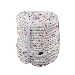 1/2 ‘X 120’High Strength Braided Rope Breaking Strength 1160 Pounds White Red