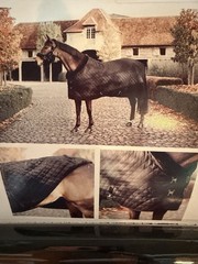 Kentucky Horsewear Show Rug Black/Black UK 6’0 / US 72″ / EU 183cm Hard to Find!