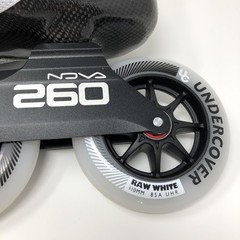 powerslide hc evo pro 110 carbon fiber inline skates – size 10 men us