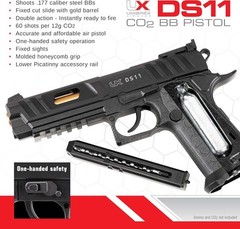 Umarex DS11 .177 Cal Air Gun 1911 CO2 BB Gun + BBs, CO2 & Extra Magazine 2252128
