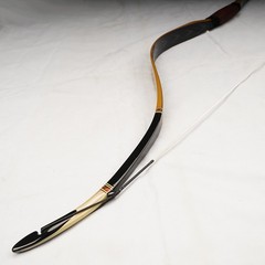 58» Mongolian Yuan Bow Bamboo Traditional Recurve Bow Long Bow Archery Handmade