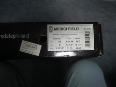 Tredstep MEDICI Field Size 10 1/2 US Calf XSLIM 12 1/2 REG Height 18 1/3 BLACK