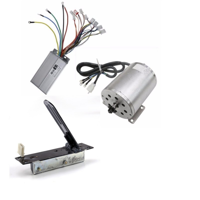 48V 1800W Brushless Electric Motor Controller Pedal for Scooter ATV Go kart Bike