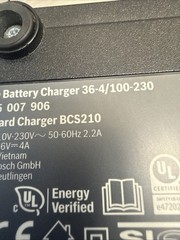 GENUINE OEM Bosch BCS210 4A 36V FAST 100-230V 4amps FAST