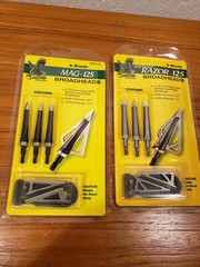 NEW Satellite broadhead arrow heads Mag 125 1-3/16” Cutting Diameter 2- 3pks