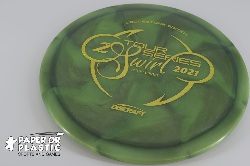 Discraft Ledgestone 2021 TOUR Z XTREME Disc 174 G Driver Dark Green Sparkle Gold