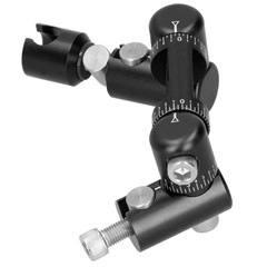 ˜(Black)Double Side V Bar Archery Rod Stabilizer Adjustable Quick Disconnect