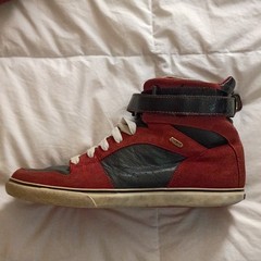 Osiris Rhyme Remix High-Top Skateboarding Shoes Red/Black Men’s US 12