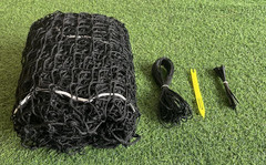 Large Round Bale Hay Net, Knotless Nets for Horses Slow 4*4FT, black