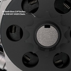 Centrifugal Clutch 3/4″ Bore 10T #420 Chain For Yerf-Dog kart Tecumseh Lawnmower