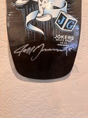 2011 Jeff Grosso Anti Hero Jokers Skateshop Limited Edition Signed