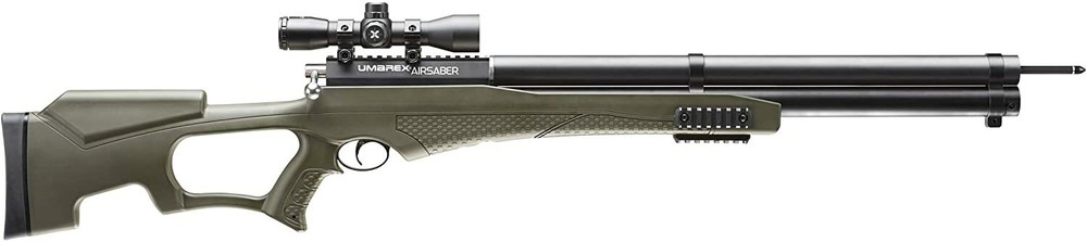Umarex AirSaber PCP Arrow Air Rifle (Axeon 4×32 w/rings) w 3 Carbon Fiber Arrows