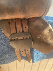 Zaldi Sirocco Leather Saddle Made In Salamanca Spain 17.5”