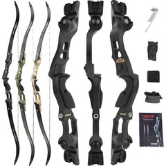 62″ ILF Recurve Bow 30-60lbs Archery 19″ Riser Takedown Bow limbs Target Hunting