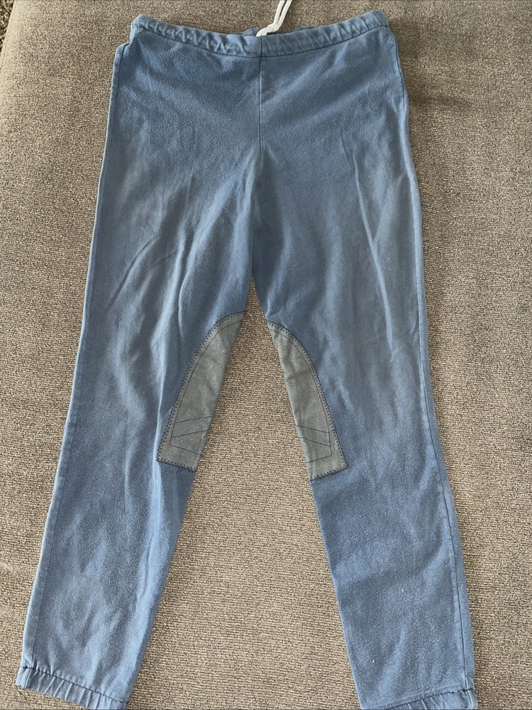 devon aire riding pants Pull On Blue Size XL Breeches Drawstring
