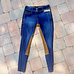Goode Rider full seat stretch breeches 32R