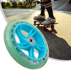 Scooter Wheel Front Wheels High Elasticity No Noise No Slip Push/Kick/Stunt